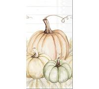 IHR Ideal Home Range Tovaglioli eliminabili del buffet degli asciugamani dell'ospite della carta di 3 strati, 8,5" 4,5", trio della zucca