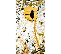 IHR Ideal Home Range - Tovaglioli usa e getta a 3 veli, 21,6 x 11,4 cm, motivo: api, 16 pezzi