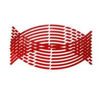 ihreesy Adesivi per Ruote Auto,Strisce Adesive per Cerchioni Adesivi per Mozzi Auto Decorazione Pneumatici Adesivi Riflettenti Accessori per la Decorazione dell'auto per Auto,Moto,Cerchioni,Rosso