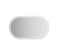 ihreesy Specchio per Auto Parasole,Specchio per Trucco Visiera Parasole Specchio Cosmetico in Acciaio Inossidabile Specchio Trucco Autoadesivo Universale Specchio Cosmetico per Auto,Ovale L