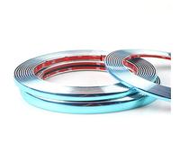ihreesy Striscia Adesiva Cromata, Cornice per Modanatura Cromata per Auto Protezione per Paraurti Profilo Cromato Fascia Adesiva Adesivo Auto Decorativa per Esterni,8MMx5M