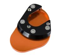 IHUHQA66 MKBHD Estensione della Piastra di Supporto Laterale for cavalletto Adatta for KTM RC 125 200 390 Duke 2014-2021 990 SMT 09-14 990 Adventure 06-14 701 SM Enduro 16-18(Black-Orange)