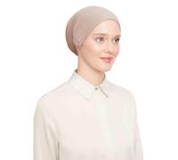 ihvan online, Hijab Cap, Beanie Undercap sciarpa, turbante capo avvolgere per le donne, avvolgere i capelli, musulmano sotto sciarpa Hijab Cap, Crema, taglia unica