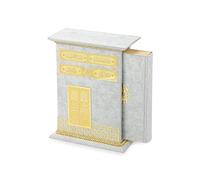 ihvan online, Il Sacro Corano, Libro islamico del Corano in arabo con scatola, Libro sacro musulmano Corano, regali islamici Ramadan Eid, bianco