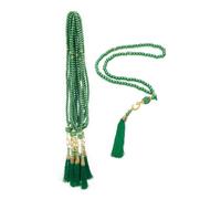 ihvan online, Tasbih - Collana da preghiera musulmana, 99, 10 pezzi, rosario islamico, Dhikr, Tasbeeh Bulk, Misbaha, Masbaha, Tespih, acrilico, regalo islamico, modello verde 3
