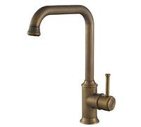 IHVOOUKAK -Rubinetti Rubinetti Rubinetto Bagno Rubinetto Tutto Bronzo Lavello Acqua Calda e Fredda-Rubinetto Lavandino Rubinetto in Ottone con Accessori/Que Ottone