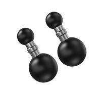 iHYTOON Porta MotoTesta a sfera da 1 "a testa a sfera da 0,67" compatibile con adattatore a sfera con braccio a doppia presa compatible with Ram Mounts (R10) *2 pezzi