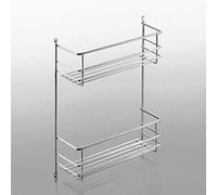 II 323 x 102 x 380 mm 2-ripiani per Montaggio a Muro o Montaggio in Armadietti per Sistema di Organizzazione Cesto per