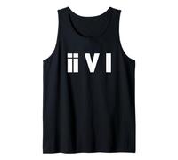 II V I Jazz Chord Progressione Musica Grafica Canotta