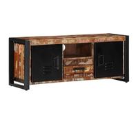 Iiaky 4013590 Mobile Porta TV 100x30x40 cm in Legno Massello di Recupero Mobile Porta TV per Soggiorno,Mobile TV per Salotto in Legno