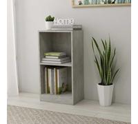 Iiaky 800823 Libreria Grigio Cemento 40x24x75 cm in Legno Multistrato Scaffale,Libreria,Divisorio per Stanza,Organizzatore Autoportante a Cubi,Stile Moderno,per Soggiorno,Camera da Letto,Ufficio
