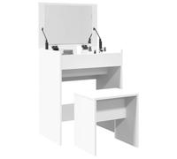 Iiaky 848213 Toeletta e Sgabello Bianco 60x40x113,5 cm Divano Lounge in Rattan, Componibile,Alta Qualità, Comfort Superiore