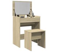Iiaky 848215 Toeletta e Sgabello Rovere Sonoma 60x40x113,5 cm Divano Lounge in Rattan, Componibile,Alta Qualità, Comfort Superiore
