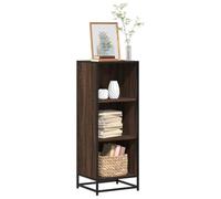 Iiaky 849113 Libreria Rovere Marrone 40x35x107,5 cm in Legno Multistrato Scaffale, Libreria, Divisorio per Stanza, Organizzatore Autoportante a Cubi, Stile Moderno, per Soggiorno, Camera da Letto, Uff