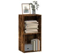 Iiaky 857862 Libreria Rovere Fumo 40x30x77 cm in Legno Multistrato Scaffale, Libreria, Divisorio per Stanza, Organizzatore Autoportante a Cubi, Stile Moderno, per Soggiorno, Camera da Letto, Ufficio