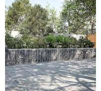 Iiaky Cesto Gabbione con Copertura Gabbione Metallico Gabbia Sassi per recinzioni, muri di sostegno-700 x 50 x 50 cm