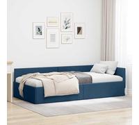 Iiaky Divano Letto 2 Posti Letto Multifunzionale Divano 2 Posti con Funzione di Sonno Struttura per Letto Piattaforma per Soggiorno e Camera degli ospiti-Blu-90 x 200 cm