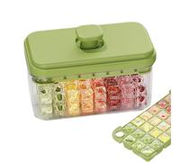 iice - Stampo per cubetti di ghiaccio con coperchio, contenitori riutilizzabili per bevande, niente più costi, comodo da trasportare articoli da cucina per soda, cocktail, whisky, caffè, stampo per