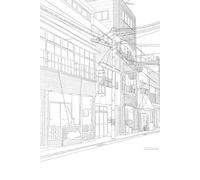 Iida Notebook - Japan Edition.: Notebook featuring original architectural digital sketches from the town of Iida
