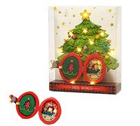 iiecrKiie Kit in miniatura per casa delle bambole, mobili e copertura, modello creativo fatto a mano fai da te, set per casa delle bambole per compleanno, Natale, regalo di nozze
