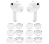 IiEXCEL Galaxy Buds 3 Pro, gommini di ricambio per auricolari Galaxy Buds 3 Pro, S/M/L, in morbida gomma siliconica flessibile, compatibili con Samsung Galaxy Buds 3 Pro, colore bianco