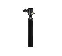 IIGEN Bombola Attrezzature for Immersioni All'aperto Forniture for Il Nuoto Respiratore for Bombole di Ossigeno da 0,5 Litri Stabilità ultraelevata(Black+Breathing Valve)