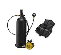 IIGEN Bombola Respiratore for Immersione Bombola di Ossigeno Attrezzatura Subacquea Portatile Professionale Mini Set Completo for Principianti Muta da Sub Stabilità ultraelevata(B)