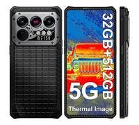 IIIF150 Raptor 5G Rugged Smartphone con Termocamera, 32GB + 512GB/1TB Telefono Indistruttibile Android 14,6.78" AMOLED 120Hz Cellulare, 10000mAh/65W GaN, 50MP+64MP Visione Notturna, IP68/ Dual SIM/NFC