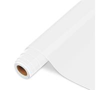 IImagine Vinilo Adesivo Bianco Lucido, 30,5 cm x 3,66 m - Pellicola per Cricut, Silhouette Cameo e La Maggior Parte Delle Macchine da Taglio