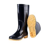 IINCOOY Stivali da Pioggia for Il Soccorso in Caso di Terremoto Stivali da Uomo in Gomma Antinfortunistica Impermeabili Antiscivolo e Antipioggia in Cotone (Color : 1packs, Size : 45)