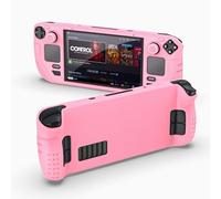 IINE - Custodia protettiva per scrivania a vapore, in silicone, 9 in 1, con protezione antigraffio, set di accessori per la piattaforma a vapore, colore: Rosa