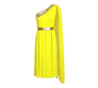 iiniim Costume Da Dea Greca Per Donna Toga Greca Vestito Antica Romana Cosplay Carnevale Costumi Di Halloween Oro L