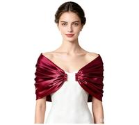 iiniim Donna Shirt Elegante Sciarpa Seta Il Matrimonio Camicia Casual Blusa | Tessuto Seta Lussuoso E Lucido,Cappuccio Corto Tagliato,Copertura Ampia Degli Avambracci Drappeggiata,Banchetto,Cocktail