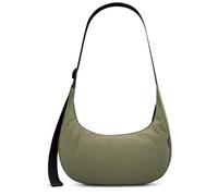 Iioscre Borsa a tracolla media per donne e uomini alla moda, borsa a tracolla in nylon con tracolla regolabile e tasche interne., Verde militare, Meduim, Casual