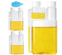 IIRC 3 flaconi dosatori a doppio collo, 1 flacone dosatore da 1000 ml con camera dosatrice da 100 ml, 2 bottiglie da 100 con camera dosatrice da 5 ml