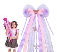 IIRC Fiocco per la scuola ragazza, fiocco per il sacchetto della scuola, accessori fatti a mano, sacchetto di zucchero, decorazione per l'inizio della scuola