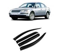 IITA Deflettore Deflettori per finestrini, deflettori Antivento, per VW, per Passat, per B5 Berlina 1997-2005, Protezione da Pioggia Sole Deflettori Aria Auto