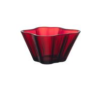 Iittala Aalto - Ciotola in Vetro, 7,5 cm, Colore: Rosso