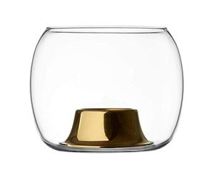 Iittala Kaasa - Portacandela antivento, trasparente, 141 x 115 mm