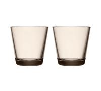 Iittala Kartio 1051119 - Set di 2 bicchieri in lino, 21 cl, 2 pezzi