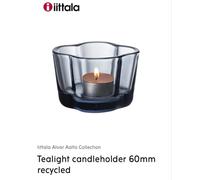 Iittala Votive Tealight Alvar Aalto riciclato 60 mm/2,36 pollici NUOVO confez...
