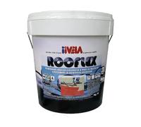 iiVELA ROOFLEX FR, Guaina Liquida Impermeabilizzante Fibrorinforzata, Membrana Continua per Tetti Piani e Inclinati, Alta Resistenza a Raggi UV e Agenti Atmosferici (GRIGIO, 5 Kg)