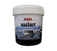 iiVELA UNIIBIT Guaina Liquida Bituminosa Impermeabilizzante, Membrana Liquida a Base di Bitume con Polimeri, Resistente a Raggi UV e Ristagni d’Acqua, Pedonabile per Tetti e Coperture (5 Kg)