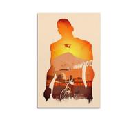 IIWERUW GTA San Andreas1, poster decorativo da parete su tela, stampa artistica da parete con musica e film, stile vintage, per soggiorno e camera da letto, 30 x 45 cm, senza cornice