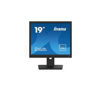 IIYAMA 19'' schermo LED nero 5:4 pannello TN 1280x1024 5ms 250 cd/m2 Supporto regolabile in altezza 15cm Altoparlanti Pivot 1xVGA 1xDVI / B1980D-B5 - Nouvo