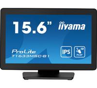 IIYAMA 39,5Cm (15,6") T1633MSC-B1 16:9 Touch HDMI+DP+USB Retail [EEK: C]