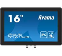 Iiyama 39.5cm (15,6 ") TF1615MC-B1 16:9 M-TOUCH VGA+HDMI + Dp Retail [EEK: E]