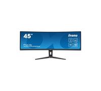 IIYAMA 44,5 nero VA 32:9 curvo 0,8ms 5120x1440 165Hz 450cd/m2 1xDP 2xHDMI 1xUSB-C 3xUSB HUB(3.2) com KVM Docking USB-C integrato 13cm di altezza supporto regolabile - Nouvo