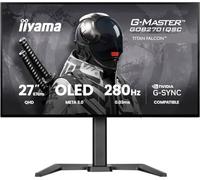 iiyama GOB2701QSC-B1 Monitor da gioco G-Master Titan Falcon 27" OLED QHD 280Hz META 3.0 1500cd HDR USB HUB HAS PIVOT