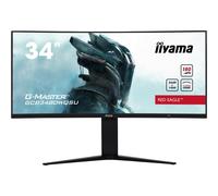 Iiyama G-Master GCB3480WQSU-B1 Red Eagle 34" LCD VA UltraWide QHD 180Hz FreeSync Premium Pro Curvo